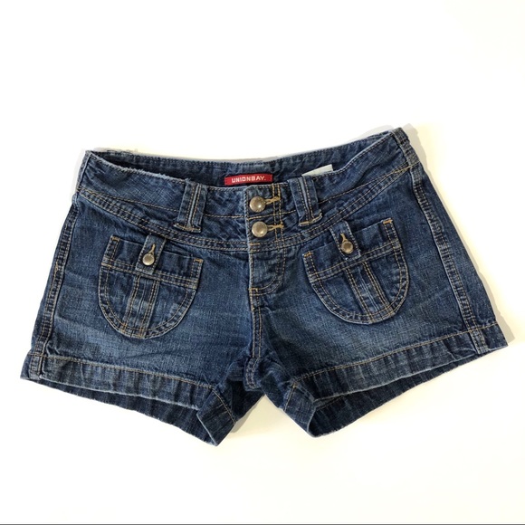 UNIONBAY Pants - UNIONBAY Low RIse Distressed Jean Shorts